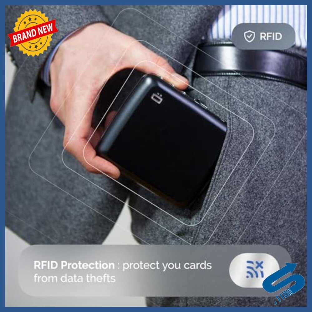 Aluminum Rfid Blocking Code Lock Wallet With 10 C… - image 6